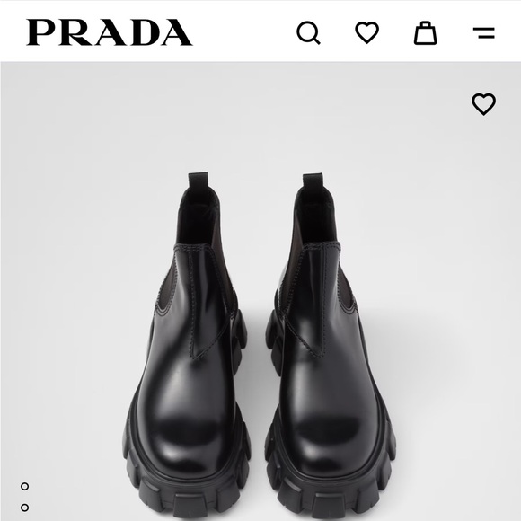Prada Monolith Chelsea Boots - Picture 2 of 10